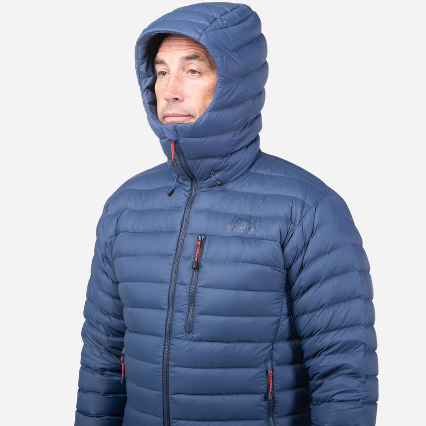 Mountain Equipment Earthrise Hooded Men's Jacket Outdoor Action Dusk- hood