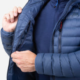 Mountain Equipment Earthrise Hooded Men's Jacket Outdoor Action Dusk- pocket