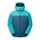 Mountain Equipment Earthrise Hooded Men's Jacket Outdoor Action Majolica/Topaz- front