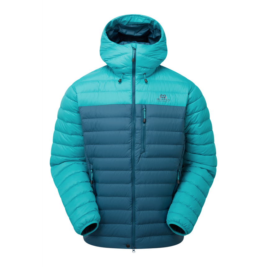 Mountain Equipment Earthrise Hooded Men's Jacket Outdoor Action Majolica/Topaz- front