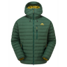 Mountain Equipment Earthrise Hooded Men's Jacket Outdoor Action Conifer- front