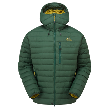 Mountain Equipment Earthrise Hooded Men's Jacket Outdoor Action Conifer- front