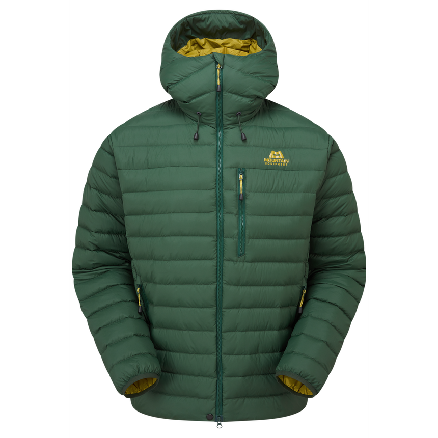 Mountain Equipment Earthrise Hooded Men's Jacket Outdoor Action Conifer- front