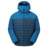 Mountain Equipment Earthrise Hooded Men's Jacket Outdoor Action Majolica/Mykonos- front