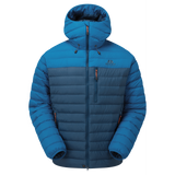 Mountain Equipment Earthrise Hooded Men's Jacket Outdoor Action Majolica/Mykonos- front