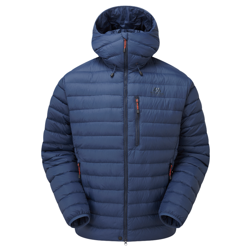Mountain Equipment Earthrise Hooded Men's Jacket Outdoor Action Dusk- front