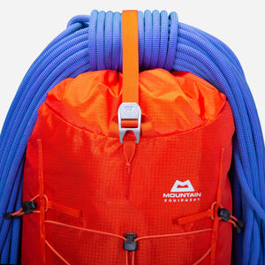 Mountain Equipment Tupilak 30+ Backpack top half with rope storage image