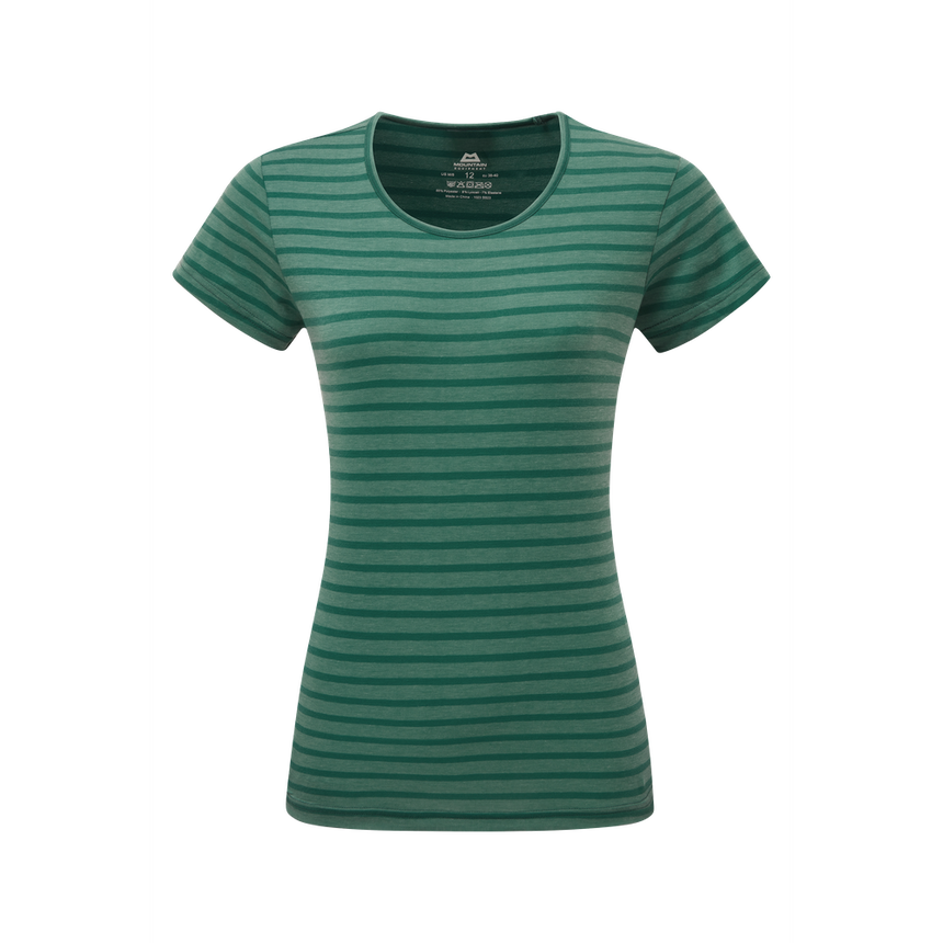 Mountain EquipmentMountain Equipment Groundup Stripe Women's TeeOutdoor Action