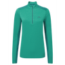 Mountain Equipment Nava LS Women's Zip T Outdoor Action Jade/Spruce - Front