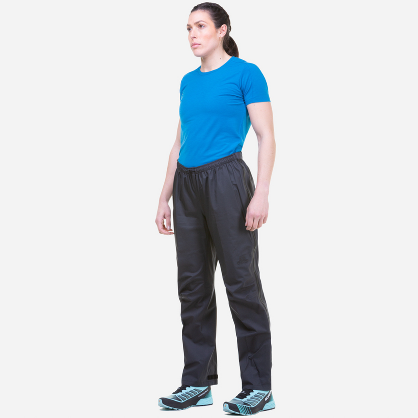 Mountain Equipment Odyssey Women's Pant Outdoor Action Black - Full Fit on Model