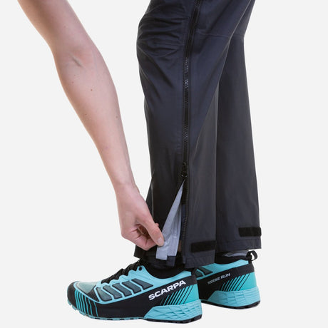 Mountain Equipment Odyssey Women's Pant Outdoor Action Black - Venting double slider