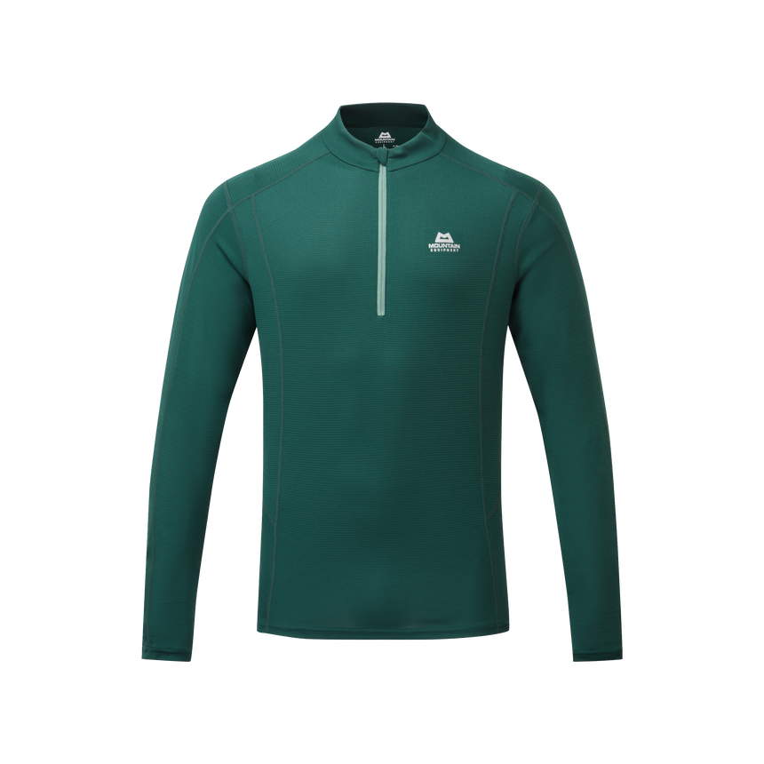 Mountain Equipment Ignis Long Sleeve Men's Zip Tee Outdoor Action