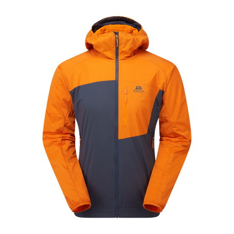 Mountain Equipment Aerotherm Men's Jacket Outdoor Action BlueNights/Ember - Front