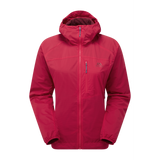 Mountain Equipment Aerotherm Women's Jacket Outdoor Action Capsicum Red - Front