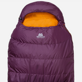 Mountain Equipment Classic Eco 500 Women's Sleeping Bag Outdoor Action Raisin - Wall Baffles