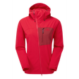 Mountain Equipment Squall Hooded Women's Jacket Outdoor Action Capsicum/TibetanRed - Front