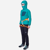 Mountain Equipment Squall Hooded Women's Jacket Outdoor Action Topaz/Majolica - Full Fit on Model