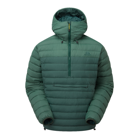 Mountain Equipment Earthrise Hooded Men's Pullover Outdoor Action Fern/Pine - Front