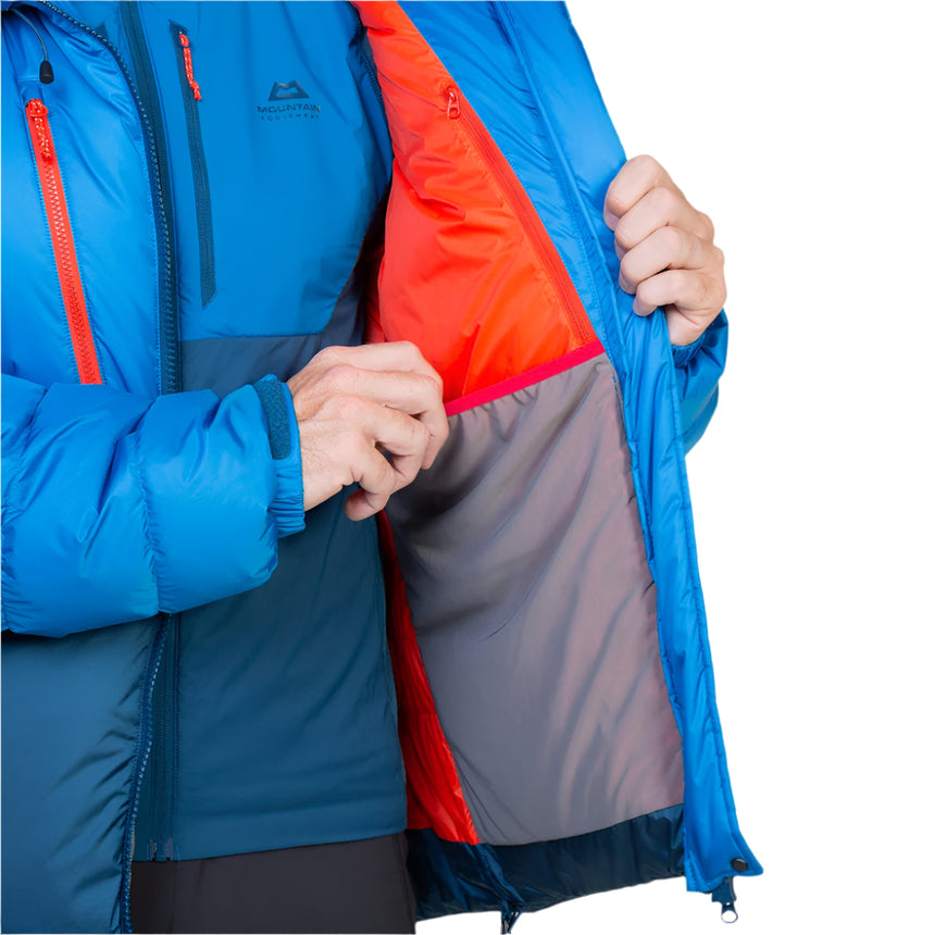 Mountain Equipment Annapurna Men's Jacket Outdoor Action Majolica/Mykonos- inside pocket