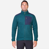 Mountain Equipment Highpile Men's Jacket Outdoor Action Pine/Cosmos- front fit on model
