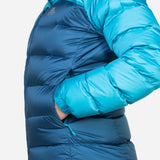 Mountain Equipment Sigma Women's Jacket Outdoor Action Majolica/Topaz - Outer hand pockets