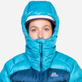 Mountain Equipment Sigma Women's Jacket Outdoor Action Majolica/Topaz - Helmet-compatible Hood