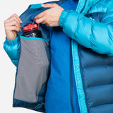 Mountain Equipment Sigma Women's Jacket Outdoor Action Majolica/Topaz - Inner stretch mesh pockets