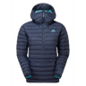 Mountain Equipment Earthrise Hooded Women's Pullover Outdoor Action Cosmos - Front
