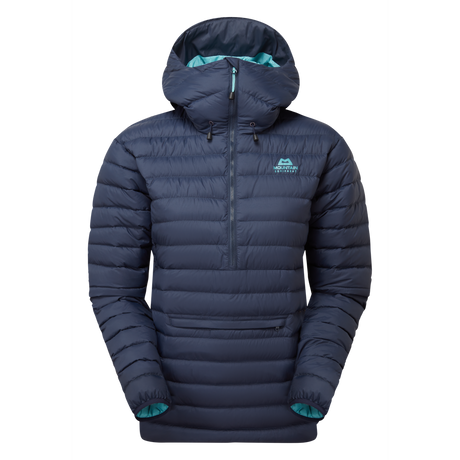 Mountain Equipment Earthrise Hooded Women's Pullover Outdoor Action Cosmos - Front