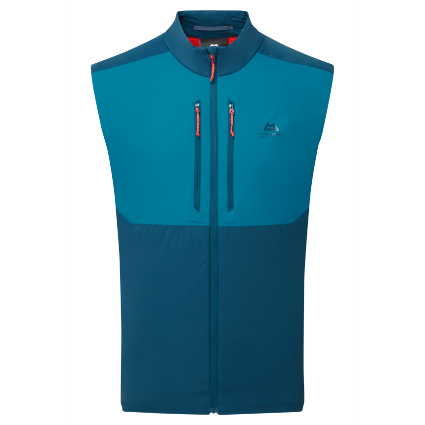 Mountain Equipment Switch Men's Vest Outdoor Action Majolica/Mykonos- front