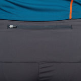 Mountain Equipment Dynamo Men's Twin Short Outdoor Action Obsidian - Rear pocket with YKK® zip