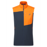 Mountain Equipment Aerotherm Men's Vest Outdoor Action BlueNights/Ember - Front