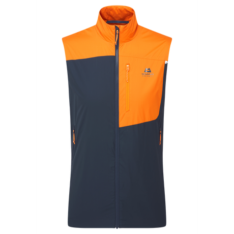 Mountain Equipment Aerotherm Men's Vest Outdoor Action BlueNights/Ember - Front