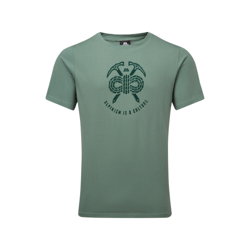 Mountain Equipment Alpinism Men's Tee Outdoor Action Sage - Front