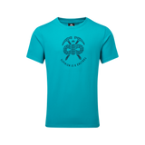 Mountain Equipment Alpinism Men's Tee Outdoor Action Topaz - Front