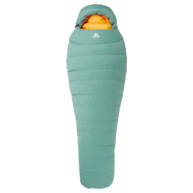Mountain Equipment Glacier 700 Women's Sleeping Bag Outdoor Action Sage- full length