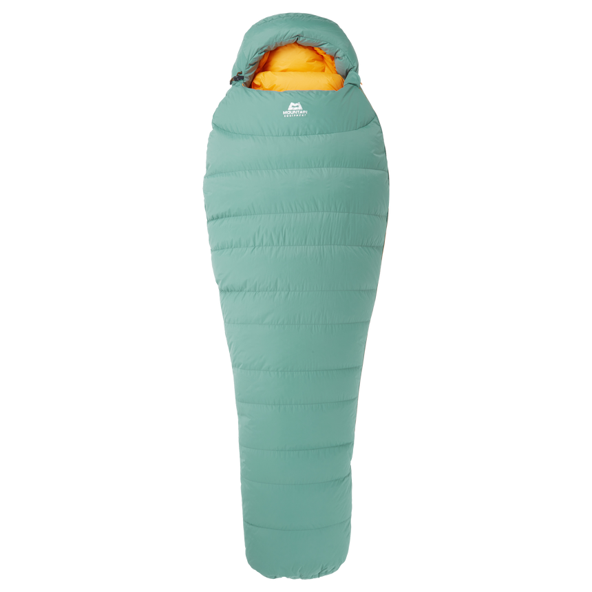 Mountain Equipment Glacier 700 Women's Sleeping Bag Outdoor Action Sage- full length