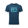 Mountain Equipment Yorik Himalaya Men's Tee Outdoor Action Majolica Blue - Front