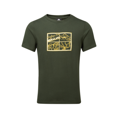 Mountain Equipment Yorik Himalaya Men's Tee Outdoor Action Conifer - Front 