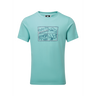 Mountain Equipment Yorik Himalaya Men's Tee Outdoor Action Nile Blue - Front