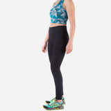 Mountain Equipment Sonica Women's Tight Outdoor Action Black - Side Fit on Model