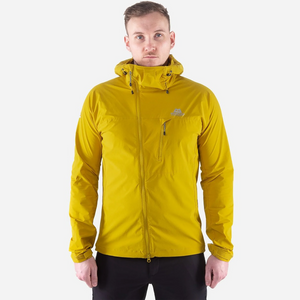 Mountain Equipment Squall Hooded Men's Jacket top half front acid