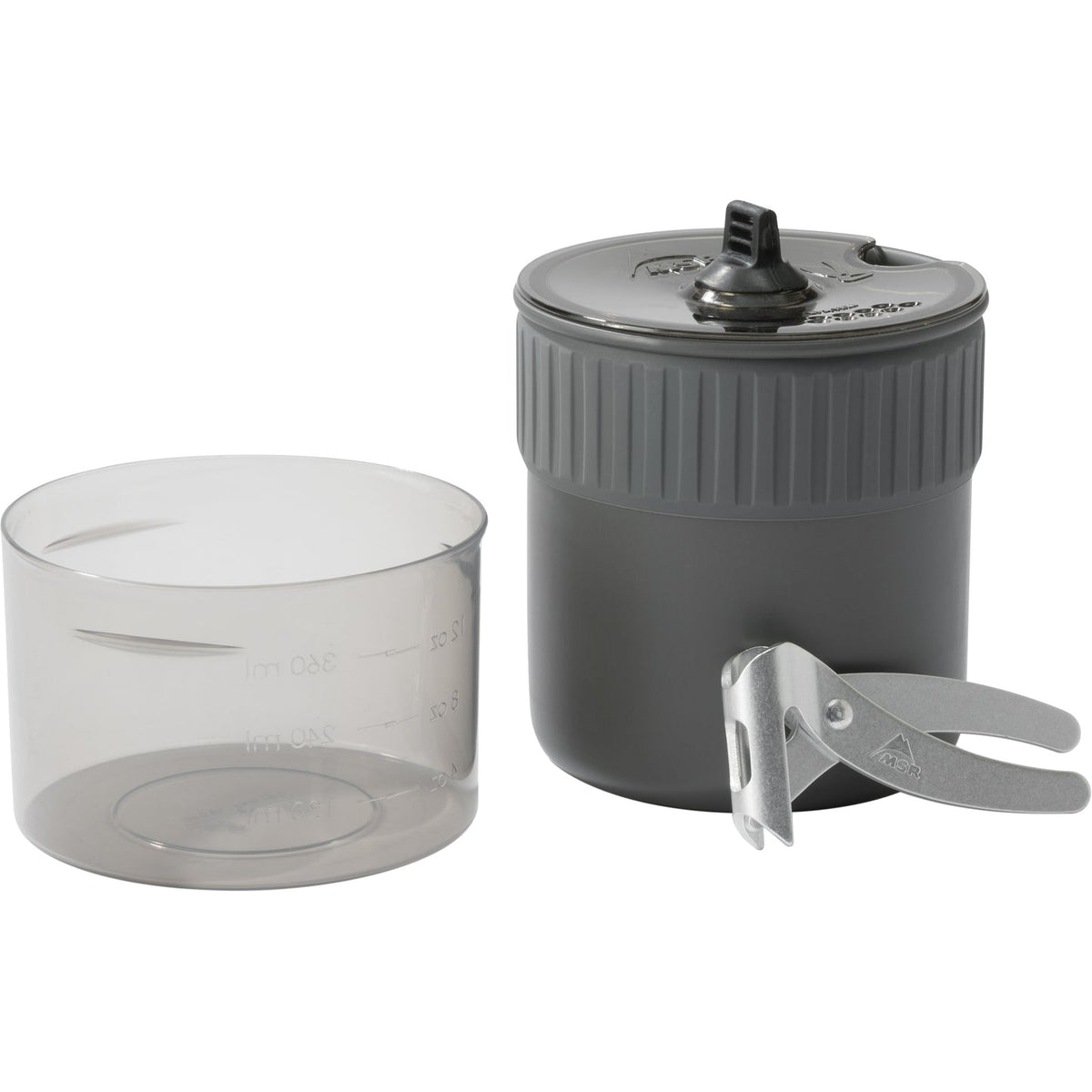 MSR Trail Mini Solo cook set showing the silicone sleeve