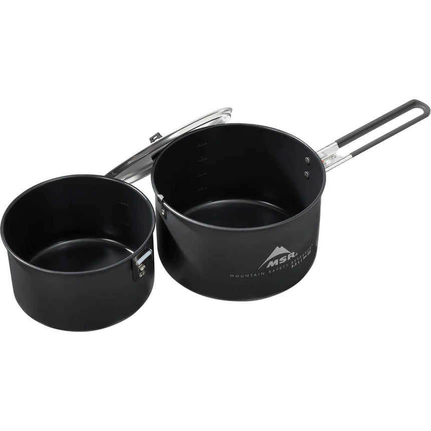 MSR Ceramic 2 Pot Set Outdoor Action- 1.5 and 2.5 L pots