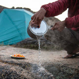 MSR Ceramic 2 Pot Set Outdoor Action- Lid Strainer