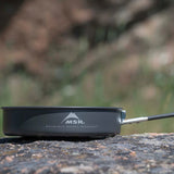 MSR Ceramic Skillet Outdoor Action- Logo