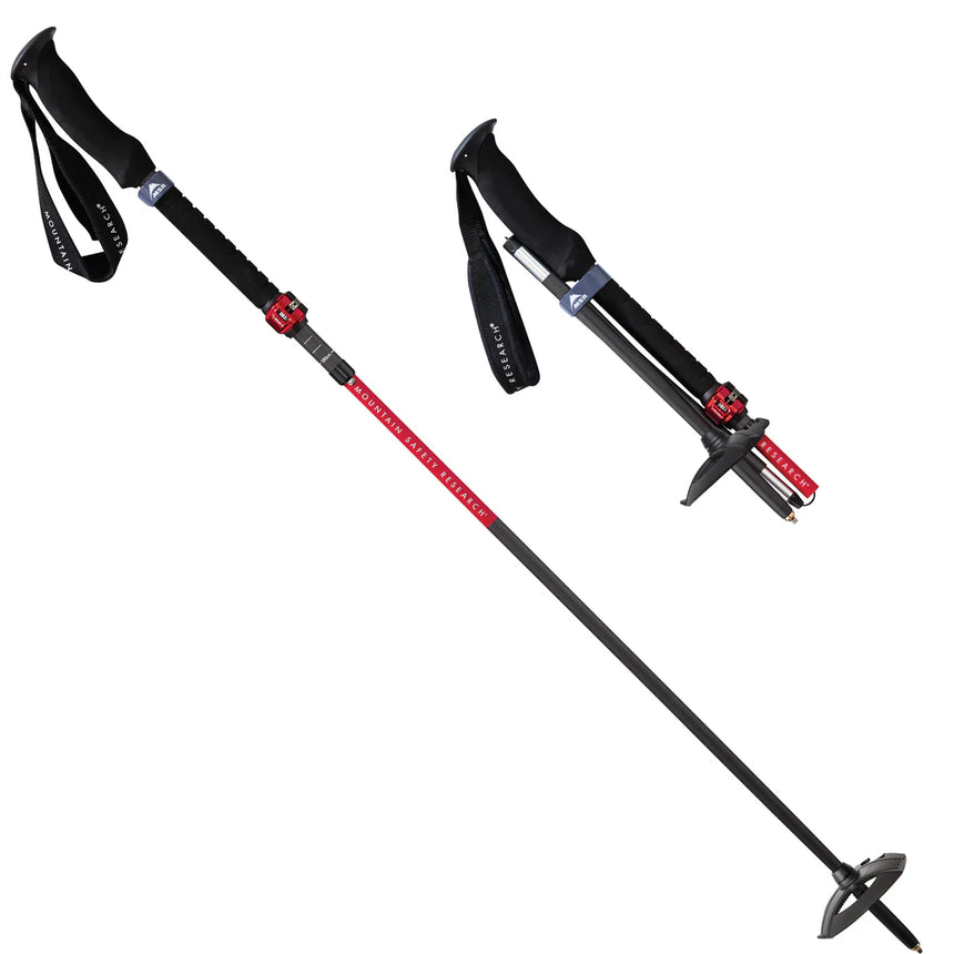 MSR DynaLock™ Ascent Carbon Backcountry Poles- Small Outdoor Action- Full Length
