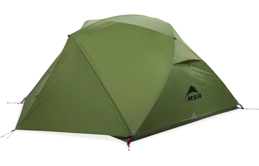 MSR Elixir™ 3-Person Backpacking Tent Outdoor Action- Fully Closed Fly