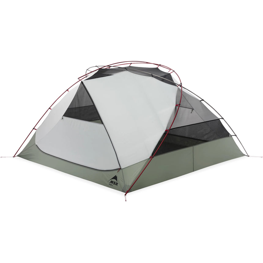 MSR Elixir™ 4-Person Backpacking Tent Outdoor Action- tent body angled