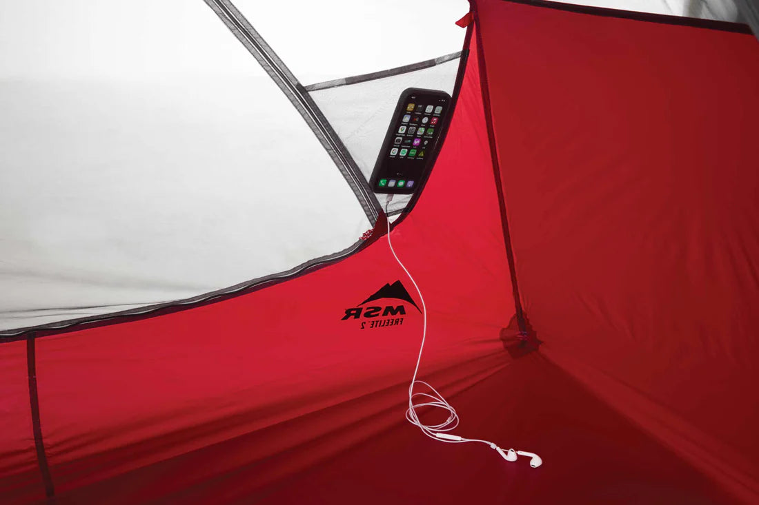 MSR FreeLite™ 1-Person Ultralight Backpacking Tent Outdoor Action- End Pocket